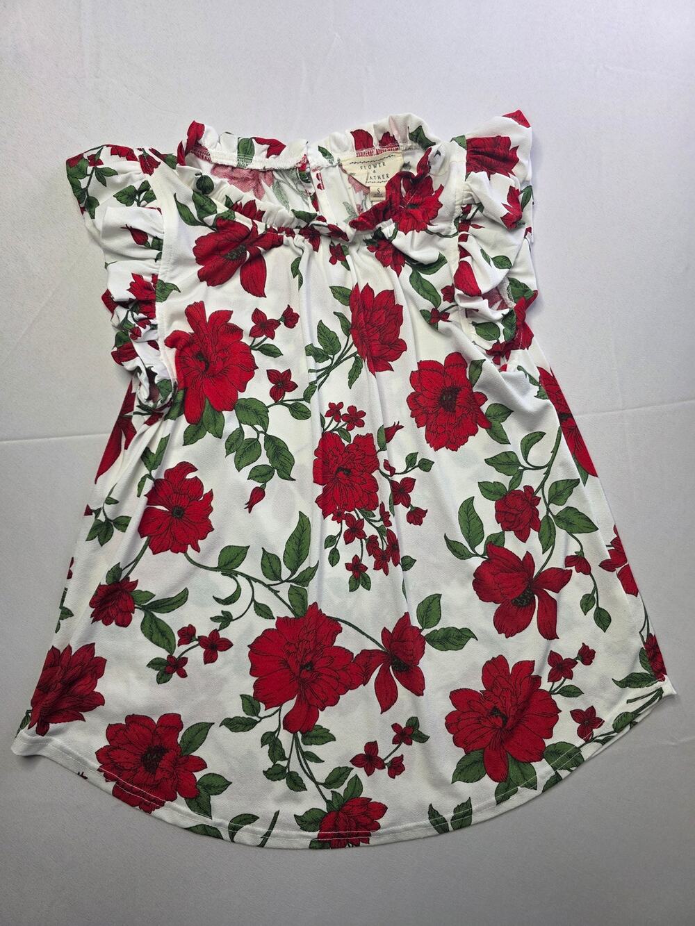 Flower & Feather. Top Size S